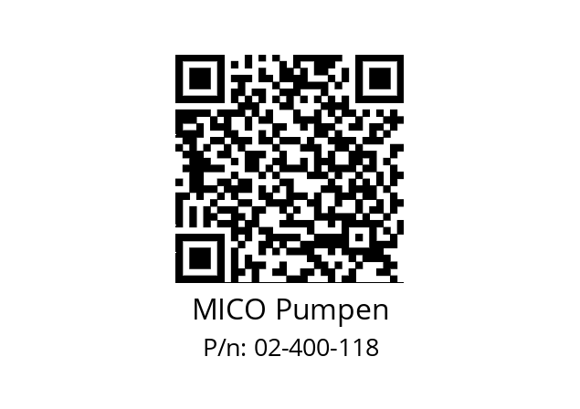   MICO Pumpen 02-400-118