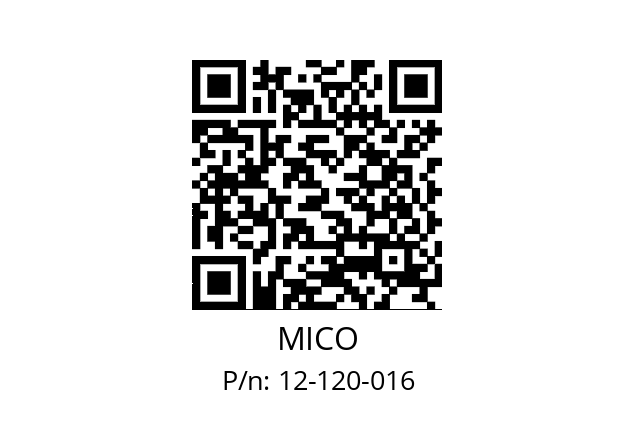   MICO 12-120-016