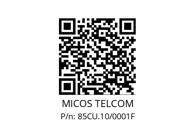   MICOS TELCOM 85CU.10/0001F