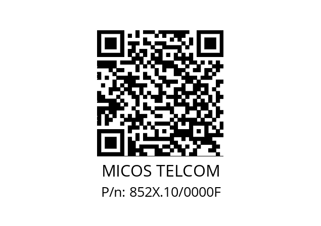   MICOS TELCOM 852X.10/0000F