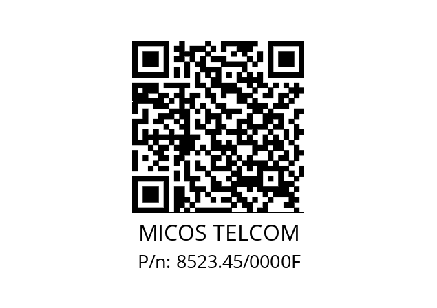   MICOS TELCOM 8523.45/0000F