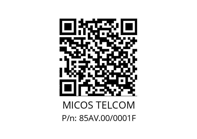   MICOS TELCOM 85AV.00/0001F