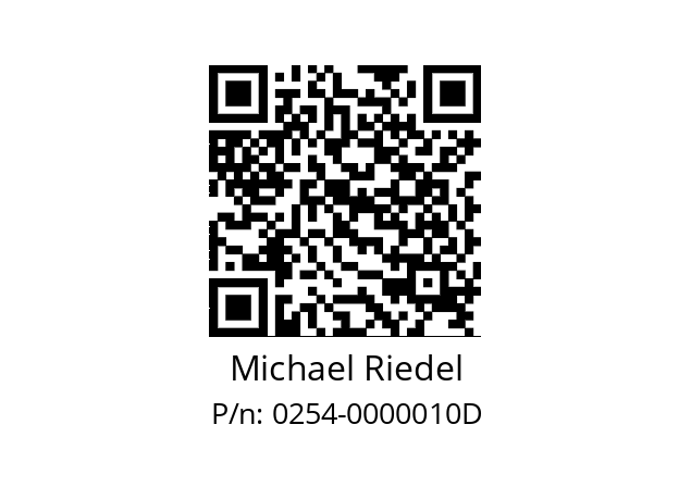   Michael Riedel 0254-0000010D