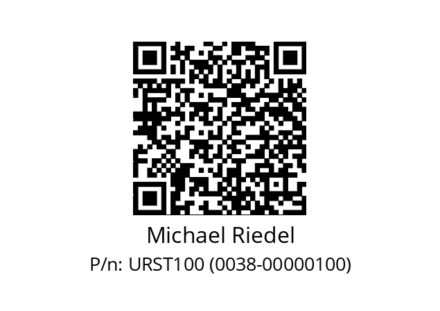   Michael Riedel URST100 (0038-00000100)