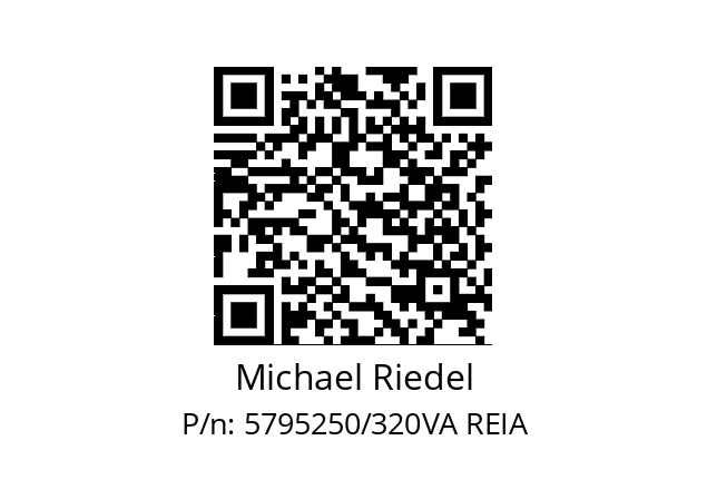   Michael Riedel 5795250/320VA REIA