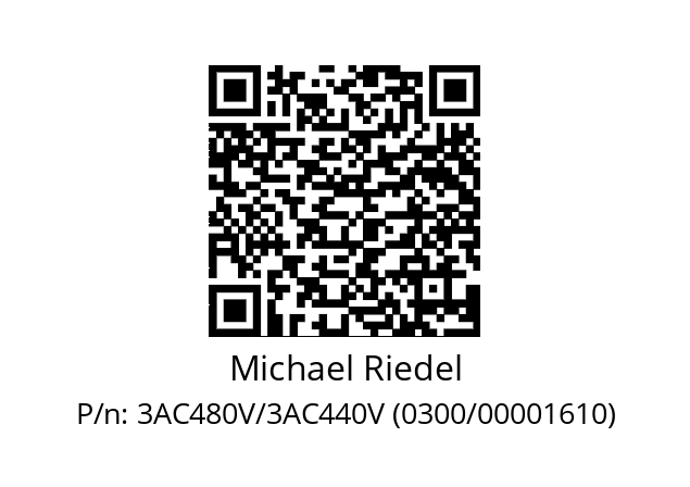   Michael Riedel 3AC480V/3AC440V (0300/00001610)