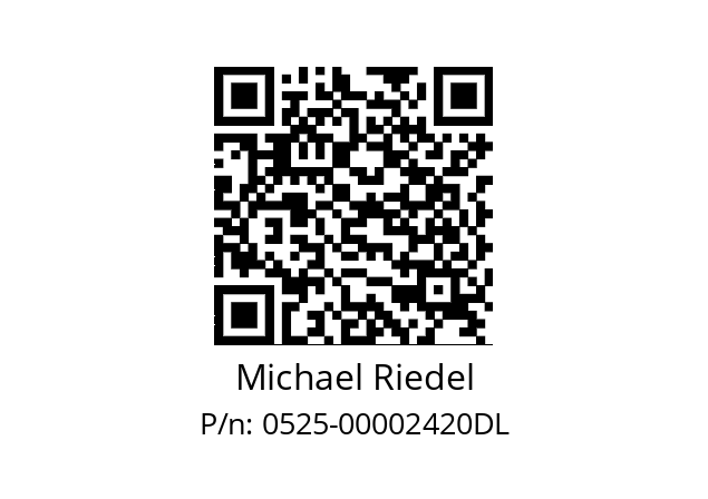   Michael Riedel 0525-00002420DL