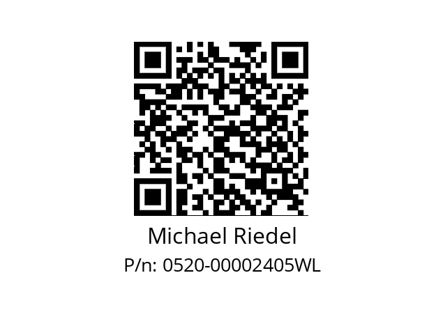   Michael Riedel 0520-00002405WL