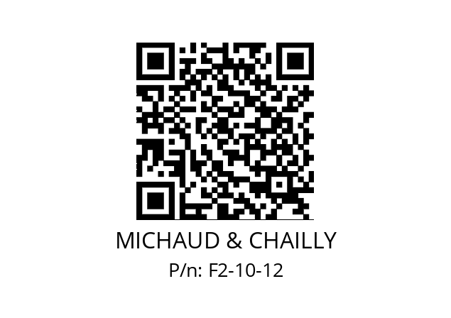   MICHAUD & CHAILLY F2-10-12