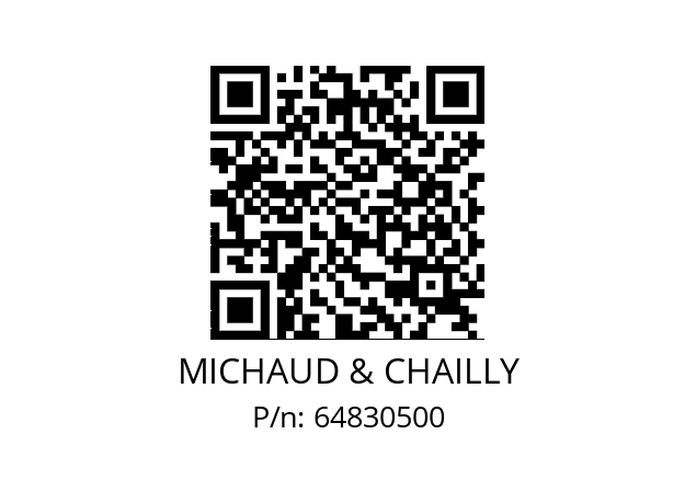   MICHAUD & CHAILLY 64830500