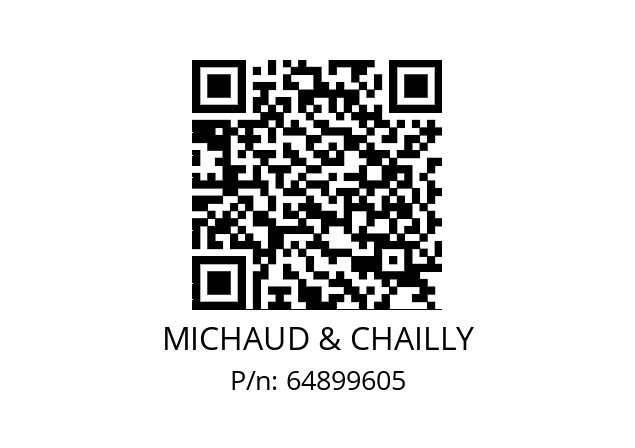   MICHAUD & CHAILLY 64899605