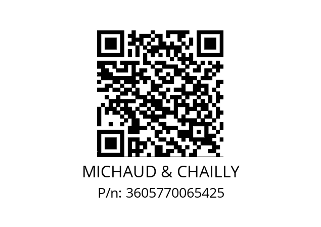   MICHAUD & CHAILLY 3605770065425