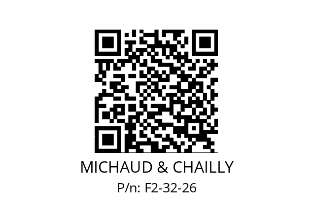   MICHAUD & CHAILLY F2-32-26