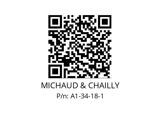   MICHAUD & CHAILLY A1-34-18-1