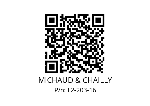   MICHAUD & CHAILLY F2-203-16