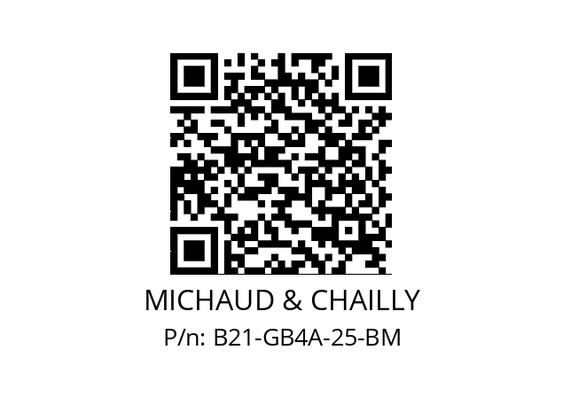   MICHAUD & CHAILLY B21-GB4A-25-BM