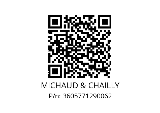   MICHAUD & CHAILLY 3605771290062