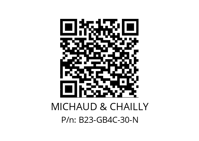   MICHAUD & CHAILLY B23-GB4C-30-N