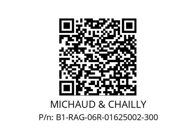   MICHAUD & CHAILLY B1-RAG-06R-01625002-300