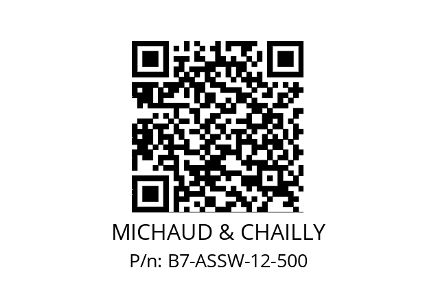   MICHAUD & CHAILLY B7-ASSW-12-500