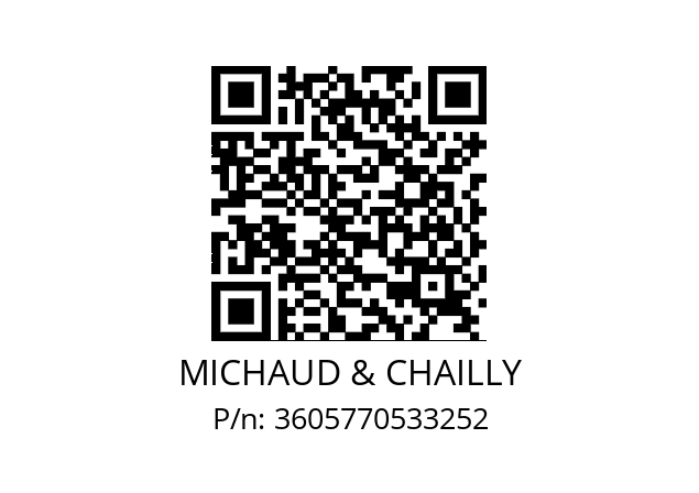   MICHAUD & CHAILLY 3605770533252