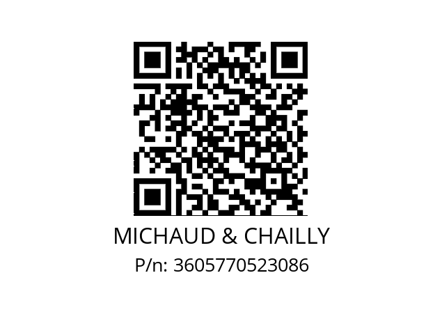   MICHAUD & CHAILLY 3605770523086