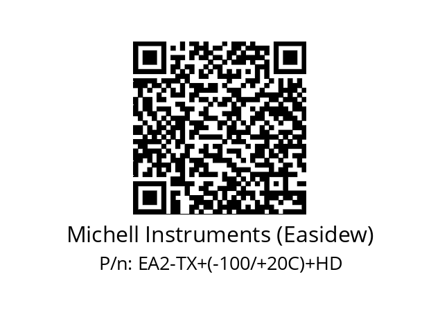   Michell Instruments (Easidew) EA2-TX+(-100/+20C)+HD