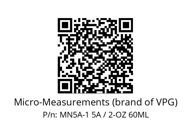   Micro-Measurements (brand of VPG) MN5A-1 5A / 2-OZ 60ML