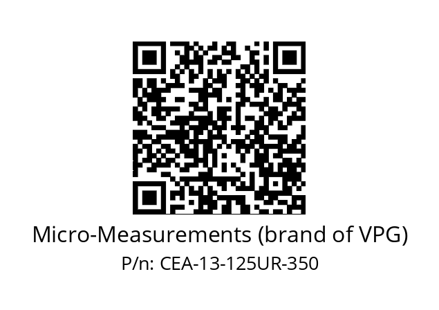   Micro-Measurements (brand of VPG) CEA-13-125UR-350