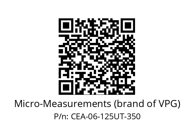   Micro-Measurements (brand of VPG) CEA-06-125UT-350