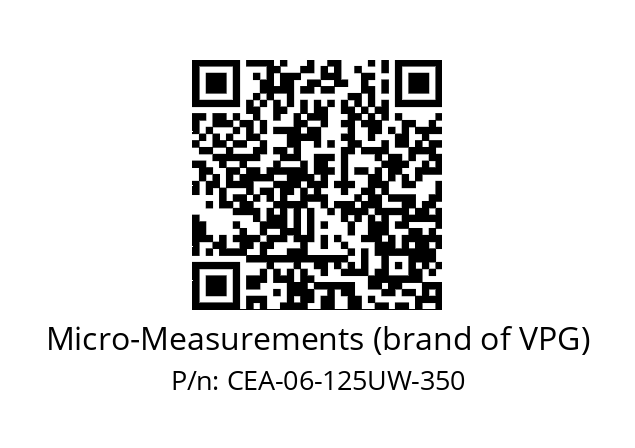   Micro-Measurements (brand of VPG) CEA-06-125UW-350