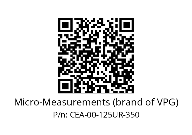   Micro-Measurements (brand of VPG) CEA-00-125UR-350