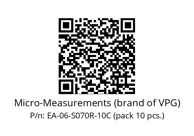   Micro-Measurements (brand of VPG) EA-06-S070R-10C (pack 10 pcs.)