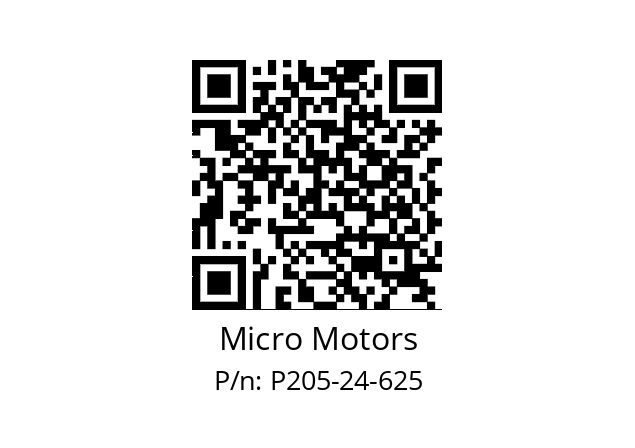   Micro Motors P205-24-625