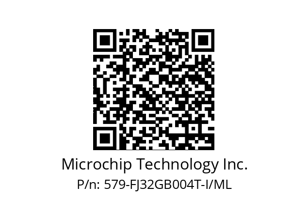   Microchip Technology Inc. 579-FJ32GB004T-I/ML