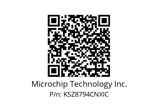   Microchip Technology Inc. KSZ8794CNXIC