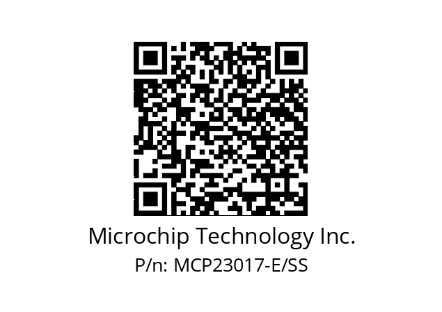   Microchip Technology Inc. MCP23017-E/SS