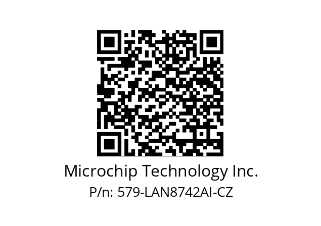   Microchip Technology Inc. 579-LAN8742AI-CZ