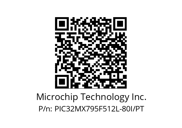   Microchip Technology Inc. PIC32MX795F512L-80I/PT