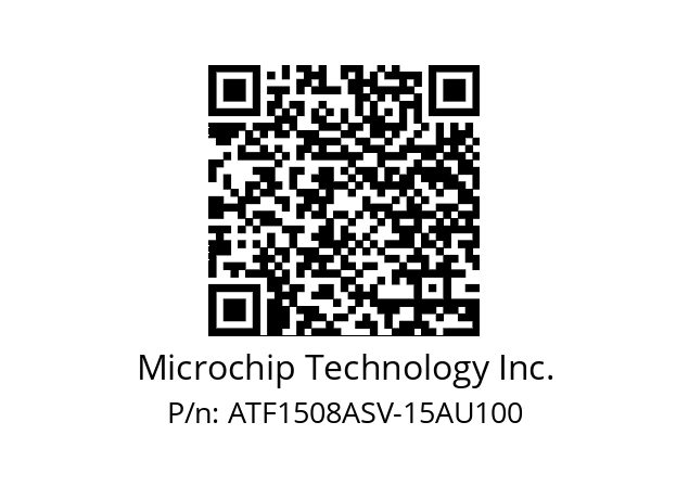   Microchip Technology Inc. ATF1508ASV-15AU100