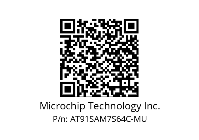   Microchip Technology Inc. AT91SAM7S64C-MU