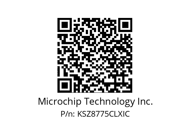   Microchip Technology Inc. KSZ8775CLXIC