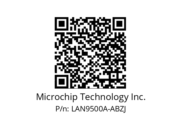  886-LAN9500A-ABZJ Microchip Technology Inc. LAN9500A-ABZJ