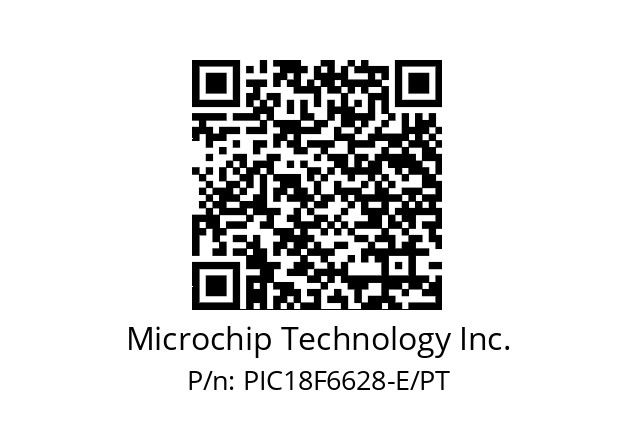   Microchip Technology Inc. PIC18F6628-E/PT