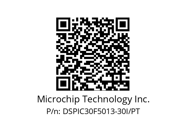   Microchip Technology Inc. DSPIC30F5013-30I/PT