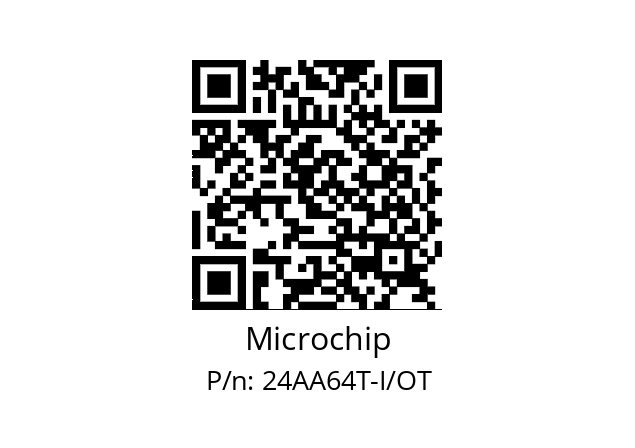   Microchip 24AA64T-I/OT