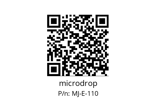   microdrop MJ-E-110