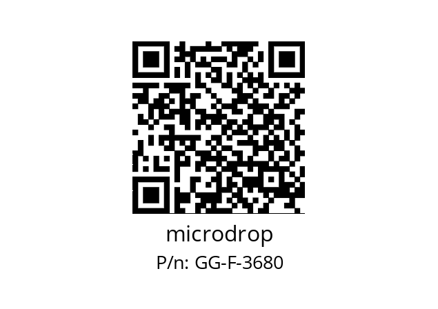   microdrop GG-F-3680