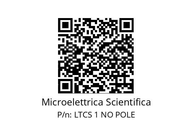   Microelettrica Scientifica LTCS 1 NO POLE