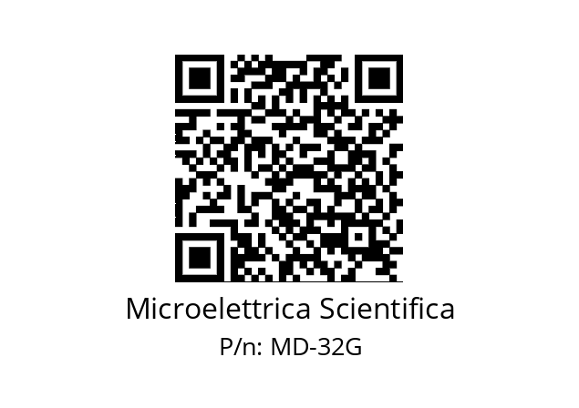   Microelettrica Scientifica MD-32G